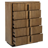 Terrace 5-drawer Chest of Drawers Ash Brown - Tampa Furniture Outlet