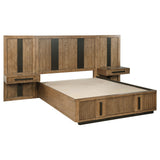 Terrace 2-piece Wall Panel with Nightstand Set Ash Brown - Tampa Furniture Outlet