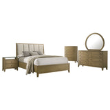 Granada 5-piece California King Bedroom Set Natural Pine - Tampa Furniture Outlet