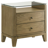 Granada 5-piece California King Bedroom Set Natural Pine - Tampa Furniture Outlet