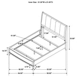 Granada 4-piece Queen Bedroom Set Natural Pine - Tampa Furniture Outlet