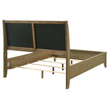 Granada Upholstered Queen Panel Bed Natural Pine - Tampa Furniture Outlet