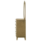 Granada 8-drawer Dresser and Mirror Natural Pine - Tampa Furniture Outlet