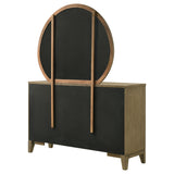 Granada 8-drawer Dresser and Mirror Natural Pine - Tampa Furniture Outlet