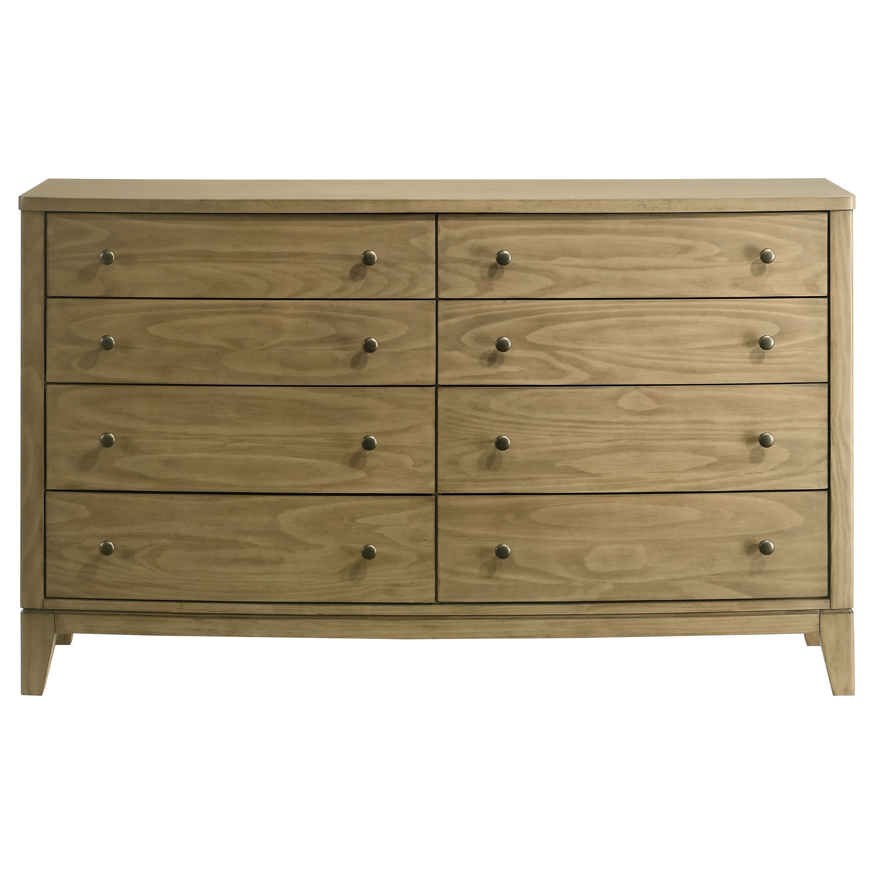 Granada 8-drawer Dresser Cabinet Natural Pine - Tampa Furniture Outlet