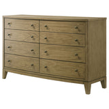 Granada 8-drawer Dresser Cabinet Natural Pine - Tampa Furniture Outlet