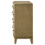 Granada 8-drawer Dresser Cabinet Natural Pine - Tampa Furniture Outlet