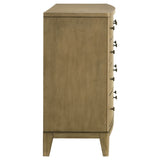 Granada 8-drawer Dresser Cabinet Natural Pine - Tampa Furniture Outlet