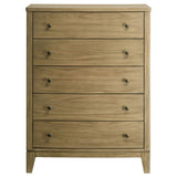 Granada 5-drawer Bedroom Chest of Drawers Natural Pine - Tampa Furniture Outlet