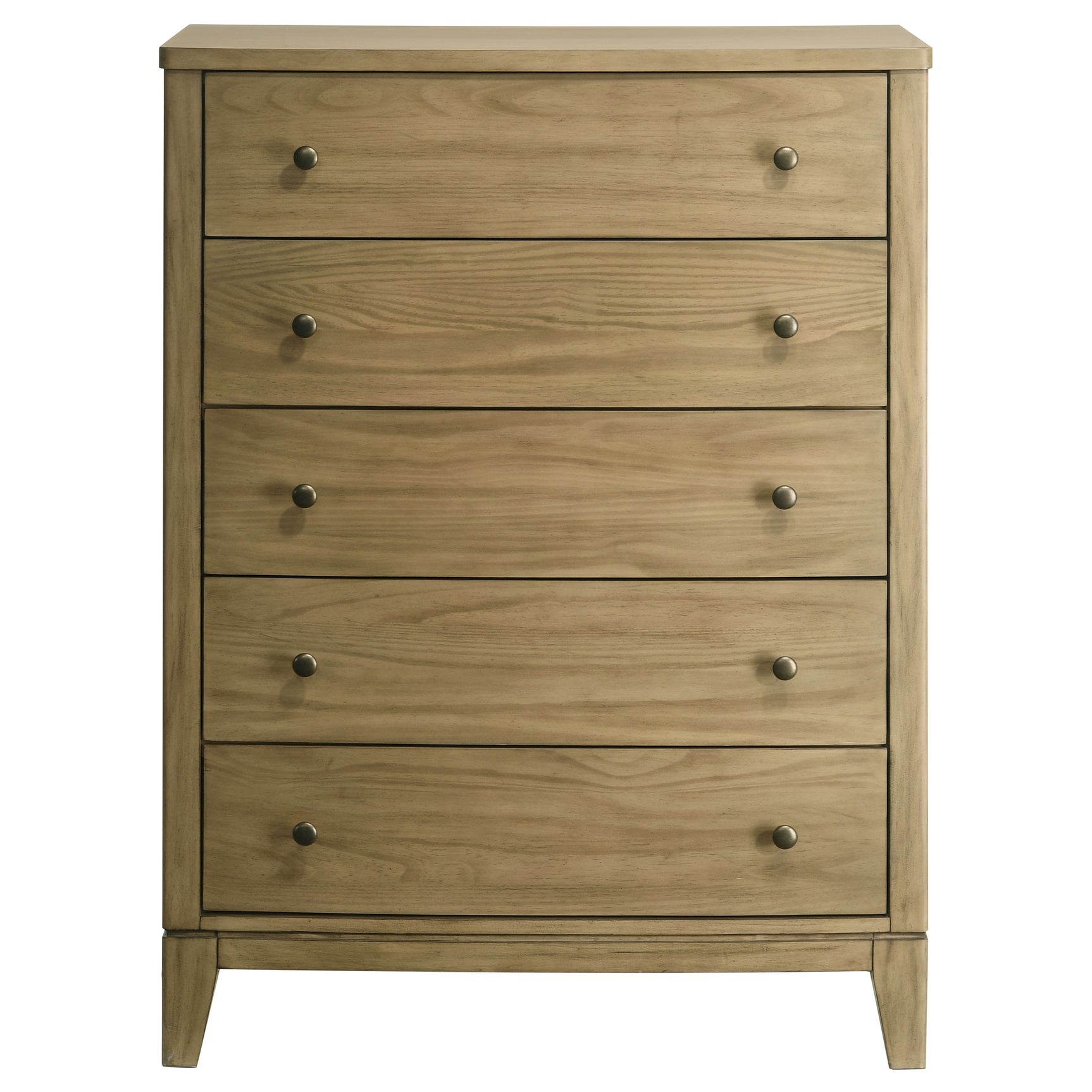 Granada 5-drawer Bedroom Chest of Drawers Natural Pine - Tampa Furniture Outlet