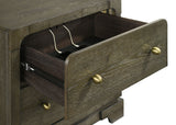 Gran Park 4-piece Eastern King Bedroom Set Dark Cocoa - Tampa Furniture Outlet