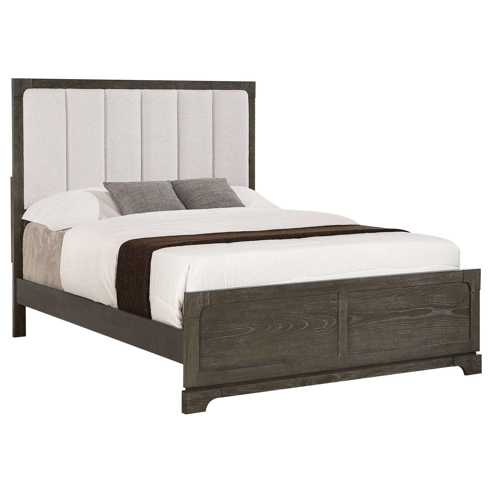 Gran Park 59-inch Queen Panel Bed Dark Cocoa - Tampa Furniture Outlet