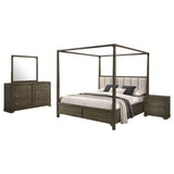 Gran Park 4-piece Eastern King Bedroom Set Dark Cocoa - Tampa Furniture Outlet