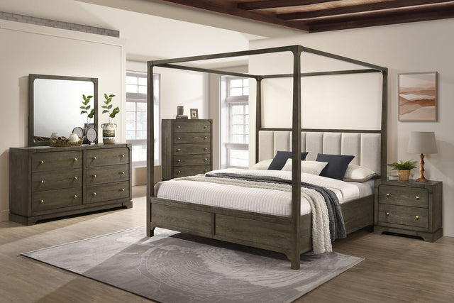 Tampa Furniture Outlet - Coaster - Gran Park 5-piece Eastern King Bedroom Set Dark Cocoa - 224931KE-S5