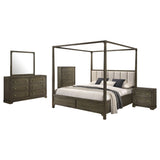 Gran Park 5-piece Eastern King Bedroom Set Dark Cocoa - Tampa Furniture Outlet