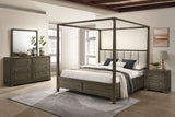 Tampa Furniture Outlet - Coaster - Gran Park 4-piece Queen Bedroom Set Dark Cocoa - 224931Q-S4