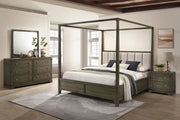 Tampa Furniture Outlet - Coaster - Gran Park 4-piece Queen Bedroom Set Dark Cocoa - 224931Q-S4