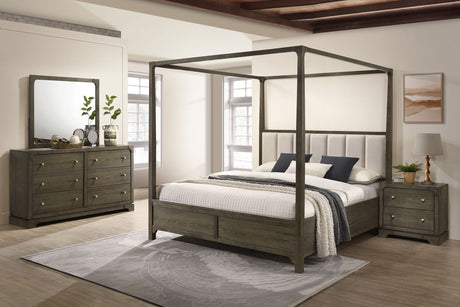 Tampa Furniture Outlet - Coaster - Gran Park 4-piece Queen Bedroom Set Dark Cocoa - 224931Q-S4