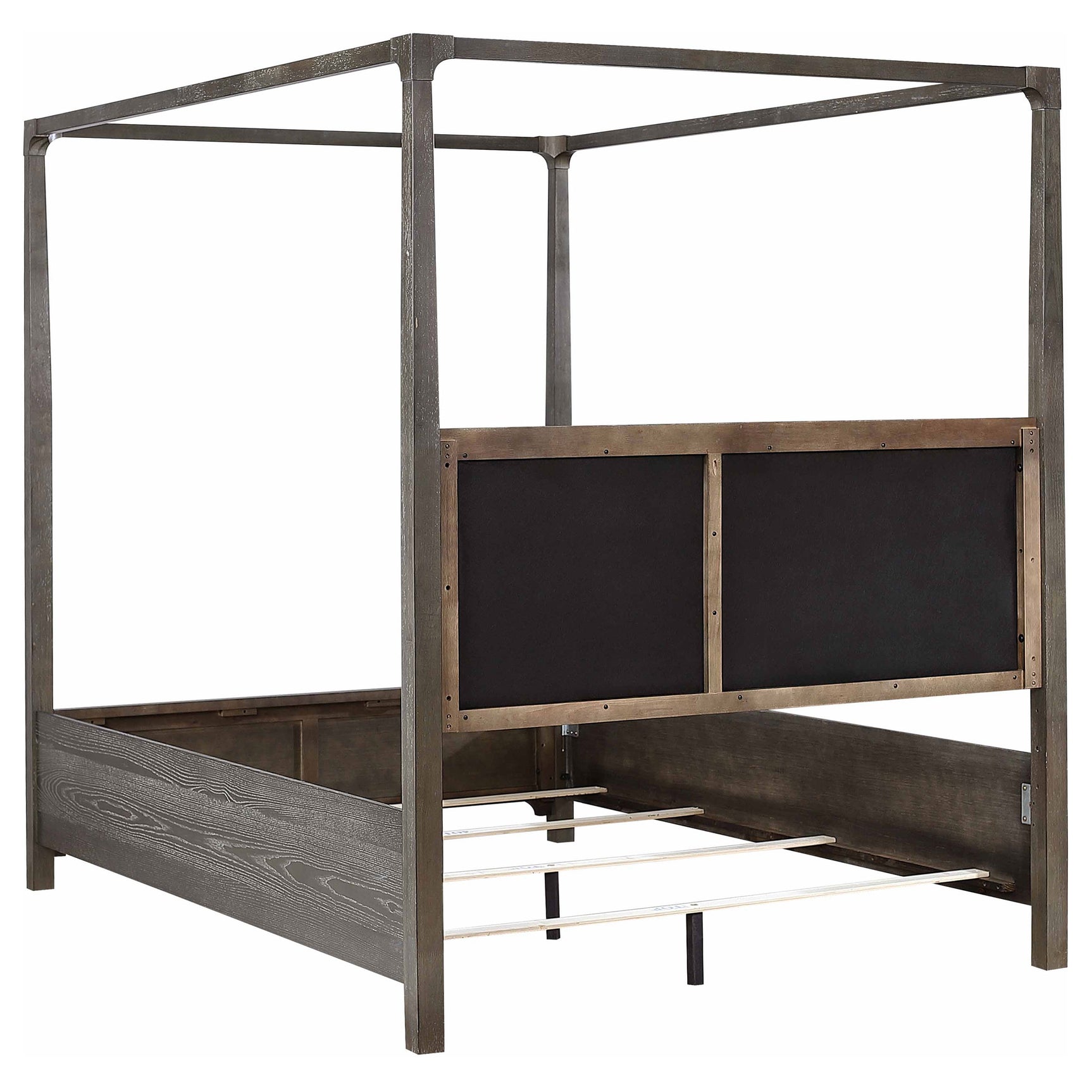 Gran Park Queen Canopy Bed Dark Cocoa - Tampa Furniture Outlet