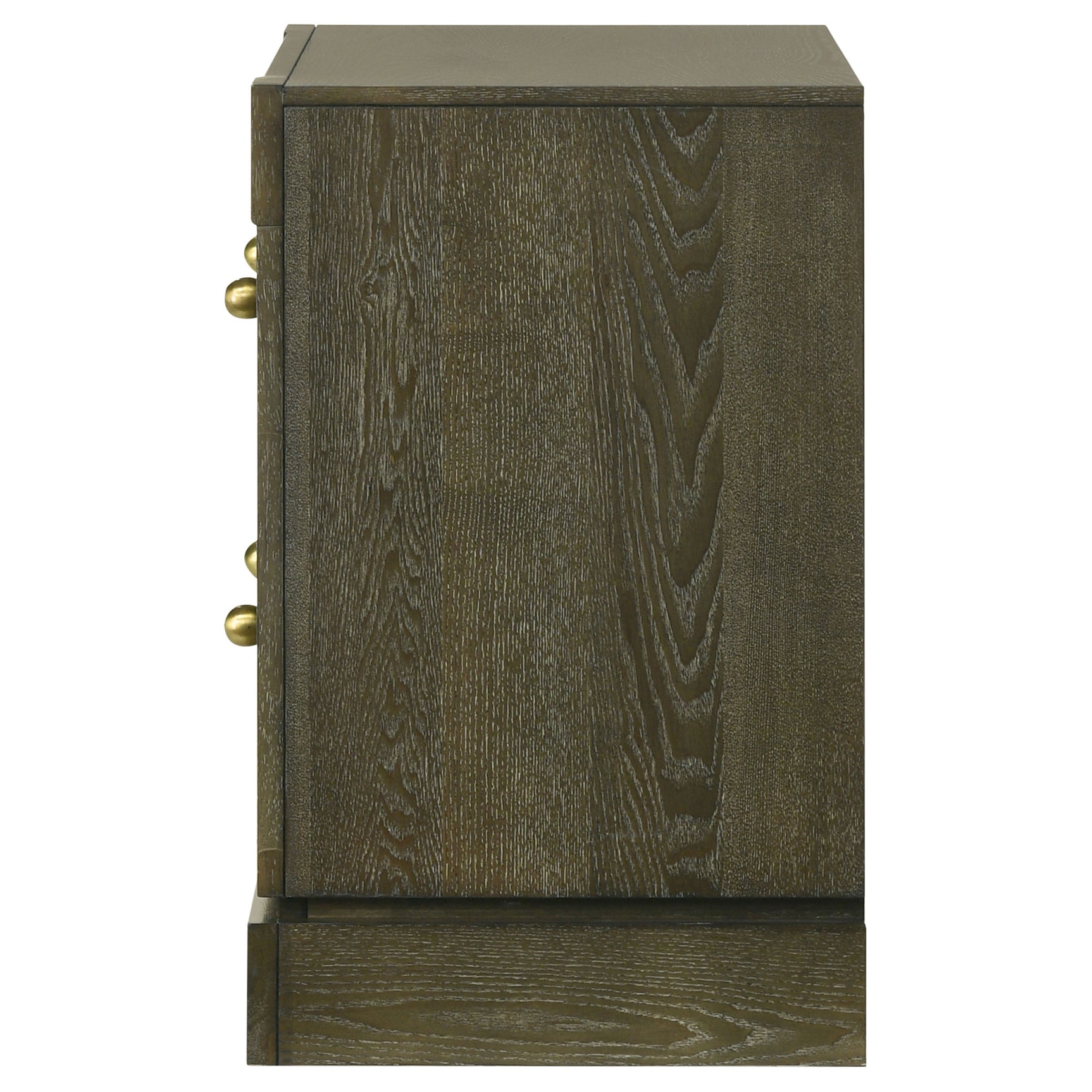 Gran Park 2-drawer Nightstand Bedside Table Dark Cocoa - Tampa Furniture Outlet