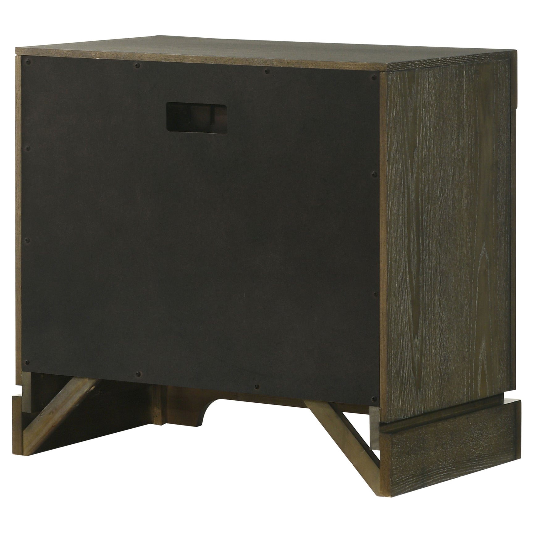 Gran Park 2-drawer Nightstand Bedside Table Dark Cocoa - Tampa Furniture Outlet