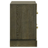 Gran Park 2-drawer Nightstand Bedside Table Dark Cocoa - Tampa Furniture Outlet