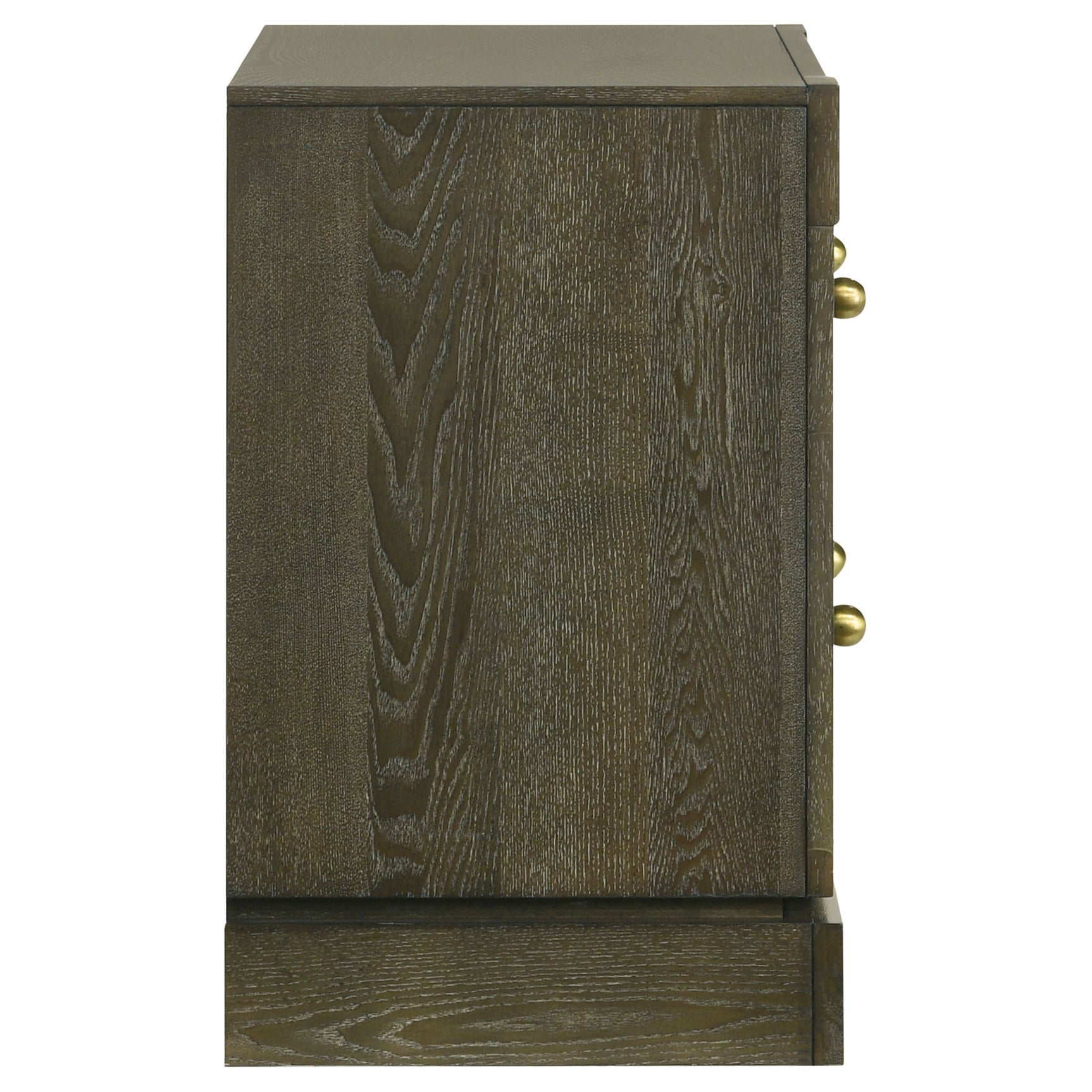 Gran Park 2-drawer Nightstand Bedside Table Dark Cocoa - Tampa Furniture Outlet