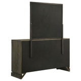 Gran Park 6-drawer Dresser and Mirror Dark Cocoa - Tampa Furniture Outlet