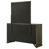 Gran Park 6-drawer Dresser and Mirror Dark Cocoa - Tampa Furniture Outlet