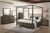 Gran Park 6-drawer Dresser and Mirror Dark Cocoa - Tampa Furniture Outlet
