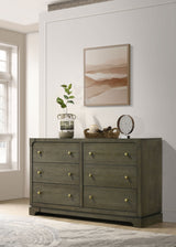 Gran Park 6-drawer Dresser Cabinet Dark Cocoa - Tampa Furniture Outlet