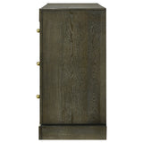 Gran Park 6-drawer Dresser Cabinet Dark Cocoa - Tampa Furniture Outlet