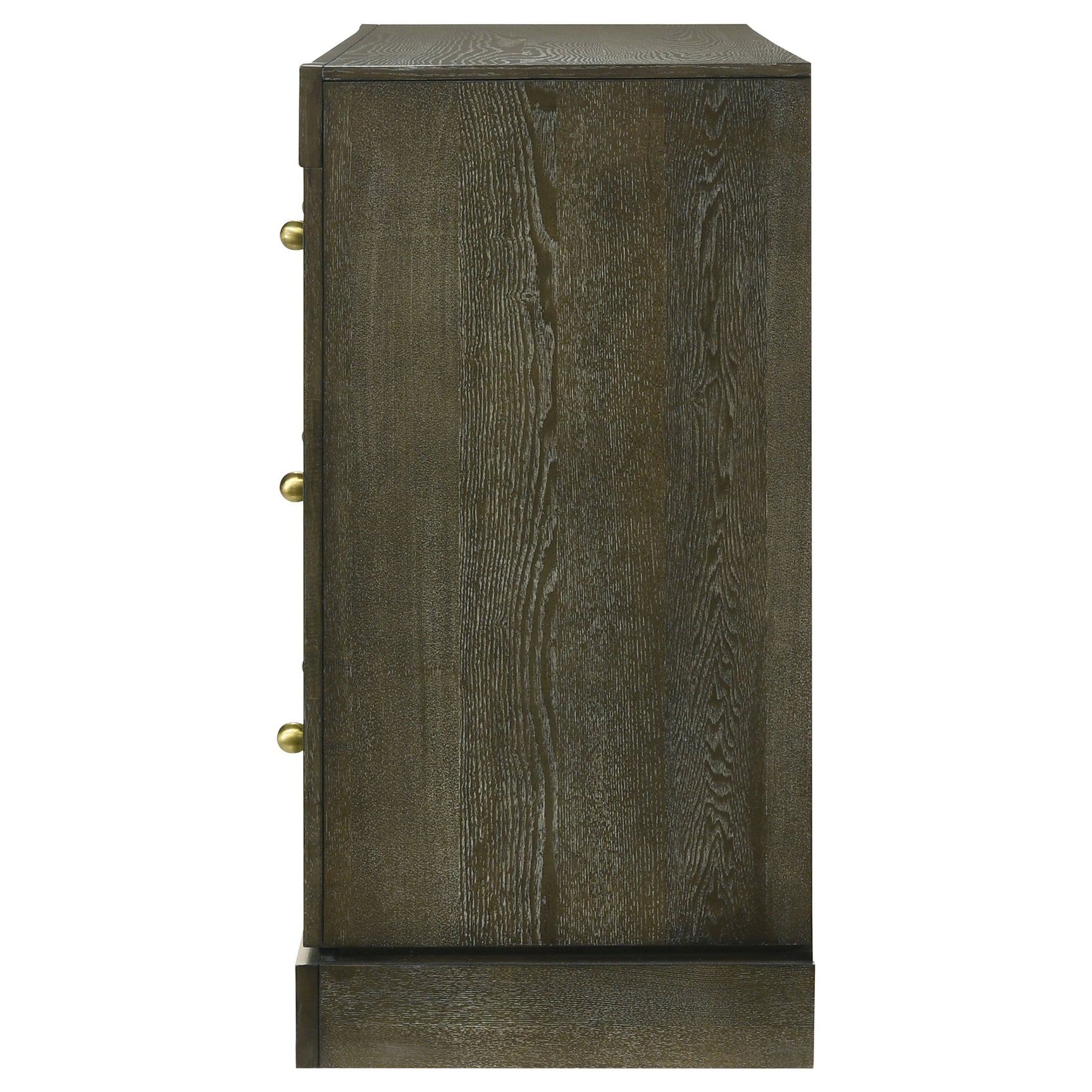 Gran Park 6-drawer Dresser Cabinet Dark Cocoa - Tampa Furniture Outlet