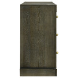 Gran Park 6-drawer Dresser Cabinet Dark Cocoa - Tampa Furniture Outlet