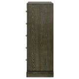 Gran Park 5-drawer Bedroom Chest of Drawers Dark Cocoa - Tampa Furniture Outlet