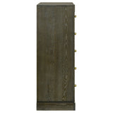 Gran Park 5-drawer Bedroom Chest of Drawers Dark Cocoa - Tampa Furniture Outlet