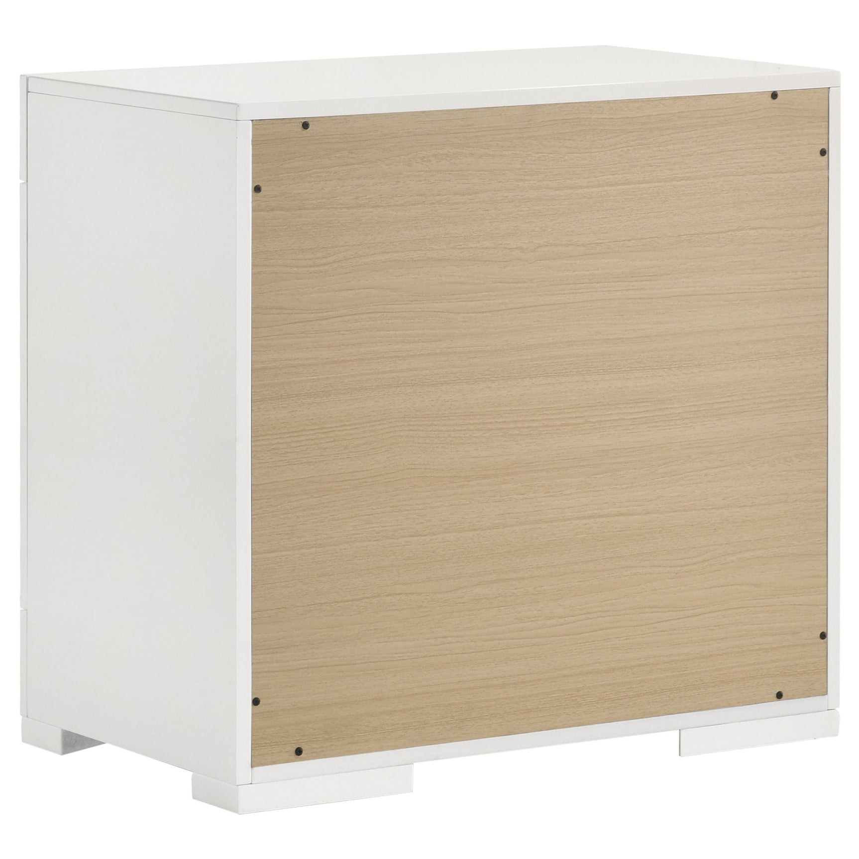 Ives 5-piece Eastern King Bedroom Set White High Gloss - Tampa Furniture Outlet