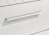 Ives 5-piece Eastern King Bedroom Set White High Gloss - Tampa Furniture Outlet