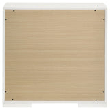 Ives 2-drawer Nightstand Bedside Table White High Gloss - Tampa Furniture Outlet