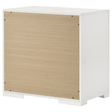 Ives 2-drawer Nightstand Bedside Table White High Gloss - Tampa Furniture Outlet