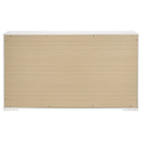 Ives 6-drawer Dresser Cabinet White High Gloss - Tampa Furniture Outlet