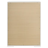 Ives 5-drawer Bedroom Chest of Drawers White High Gloss - Tampa Furniture Outlet