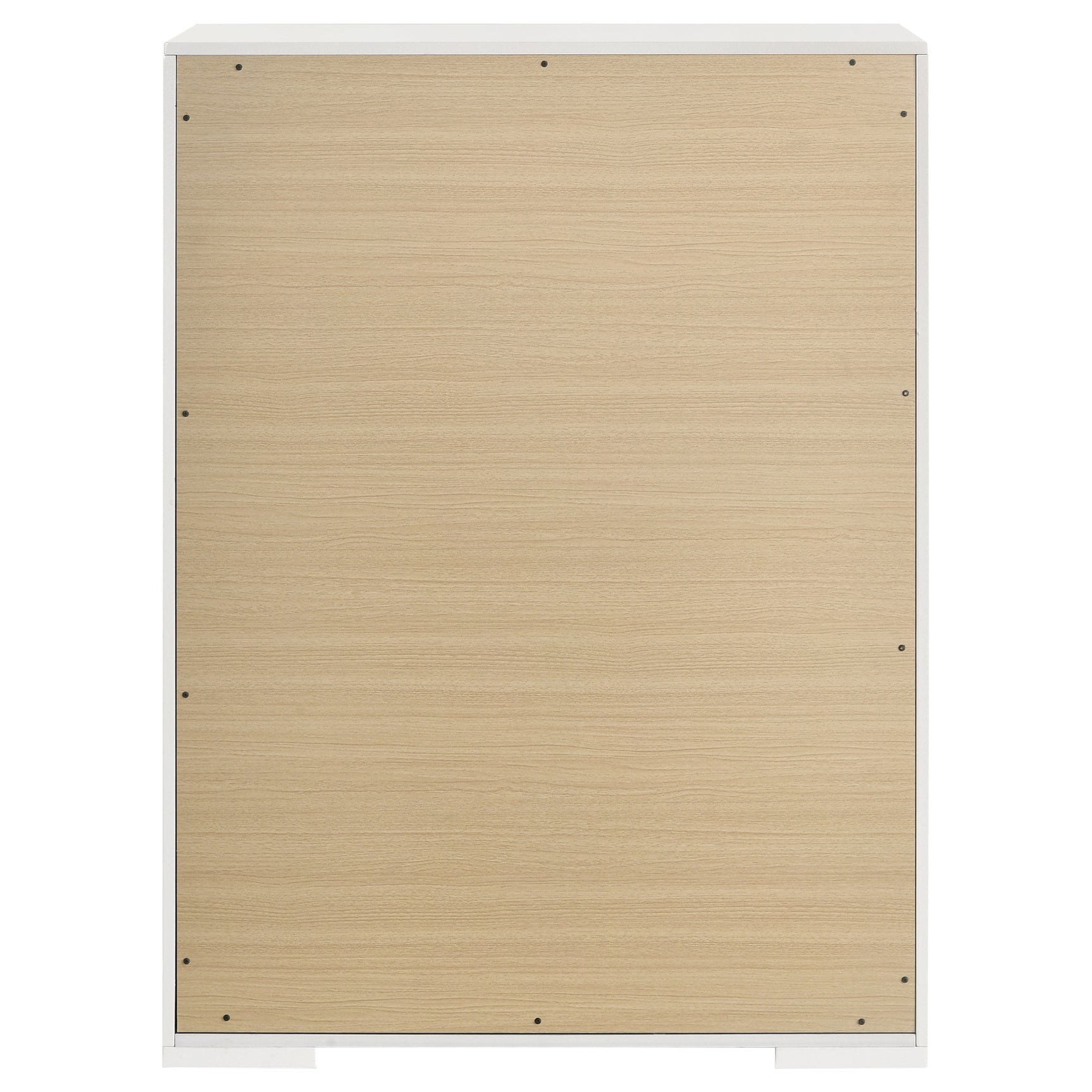 Ives 5-drawer Bedroom Chest of Drawers White High Gloss - Tampa Furniture Outlet