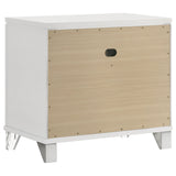 Marmore 4-piece Eastern King Bedroom Set White - Tampa Furniture Outlet
