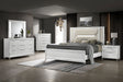 Tampa Furniture Outlet - Coaster - Marmore 5-piece Queen Bedroom Set White - 224961Q-S5