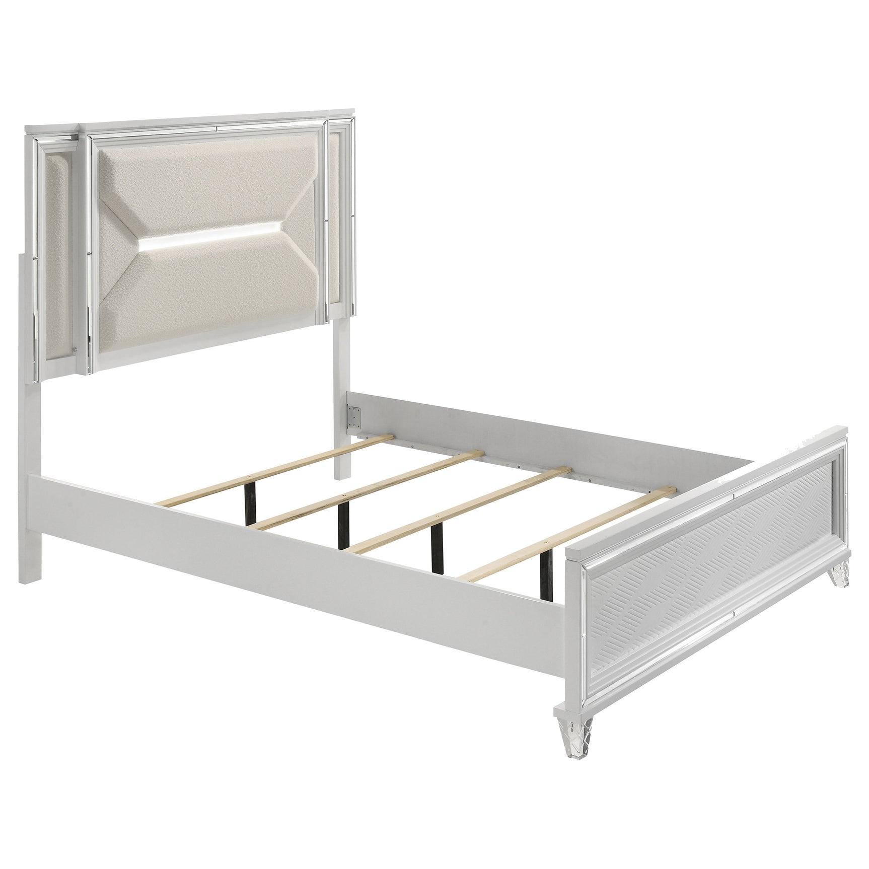Marmore 5-piece Queen Bedroom Set White - Tampa Furniture Outlet