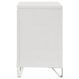 Marmore 2-drawer Nightstand Bedside Table White - Tampa Furniture Outlet