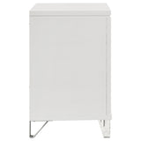 Marmore 2-drawer Nightstand Bedside Table White - Tampa Furniture Outlet