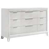 Tampa Furniture Outlet - Coaster - Marmore 9-drawer Dresser Cabinet White - 224963