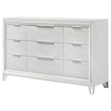 Marmore 9-drawer Dresser Cabinet White - Tampa Furniture Outlet